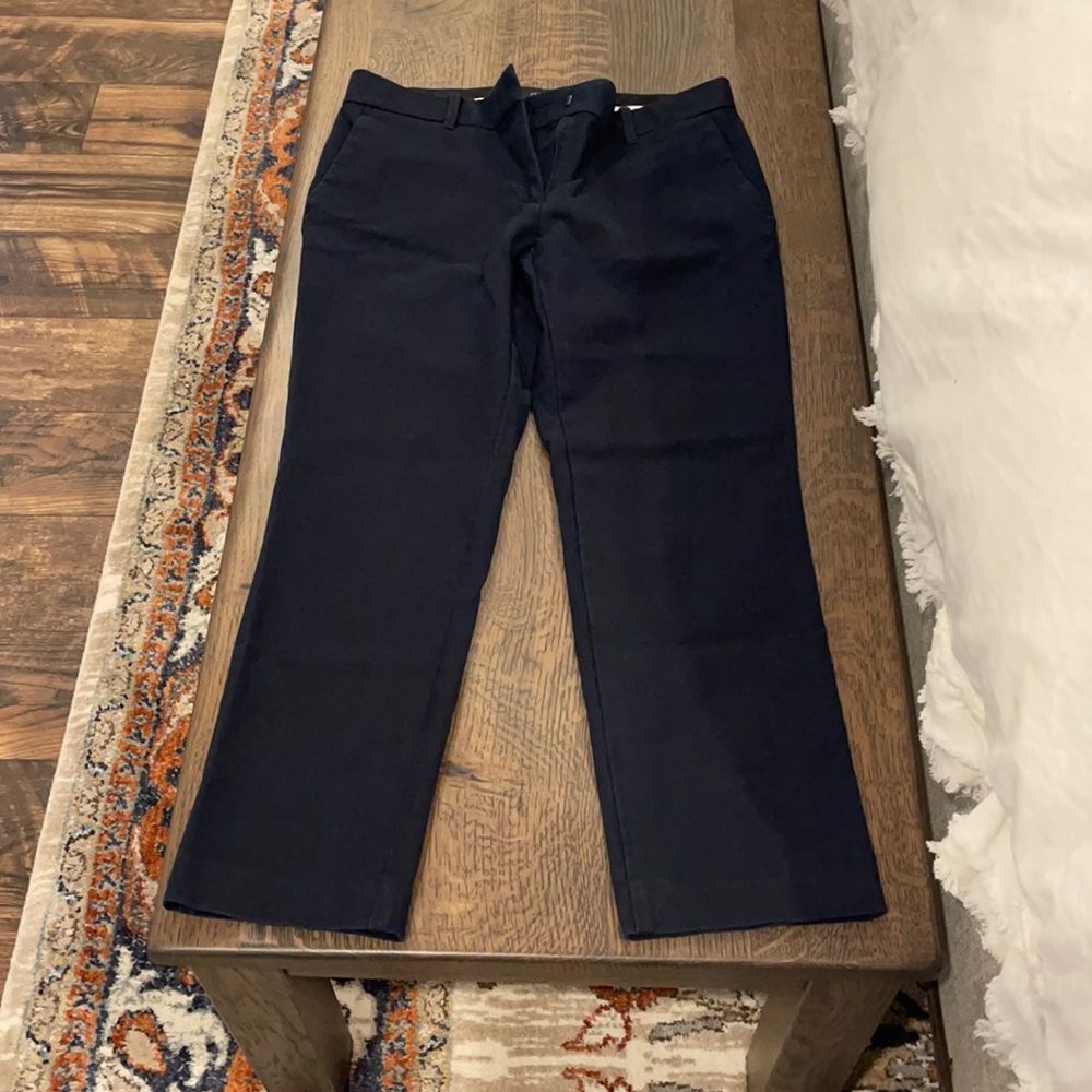 Ann Taylor Chino Navy Ankle pants size 2